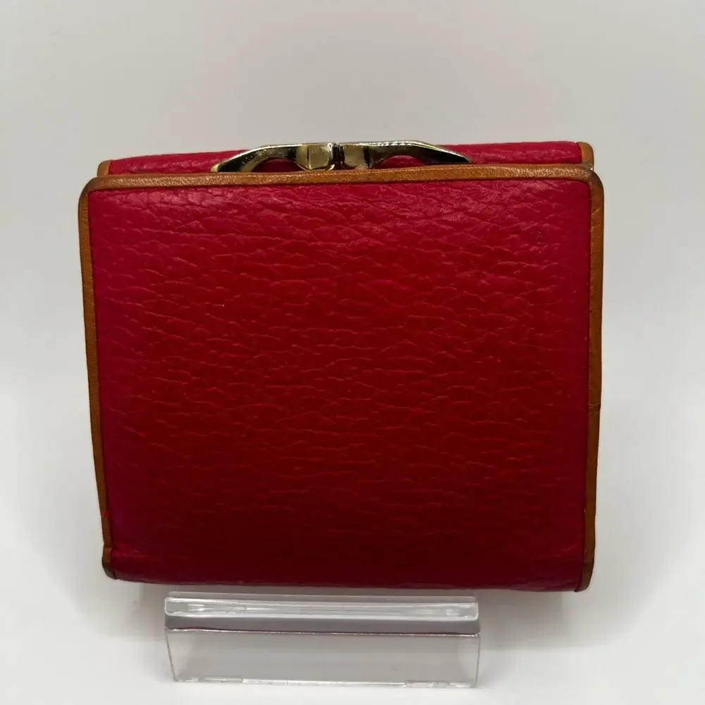 GUC Dior Red Trifold Wallet